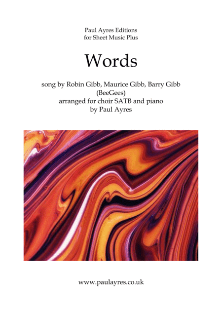 Words (arr. Paul Ayres)