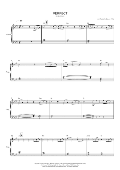 Perfect (arr. Paulo Galvão Filho)