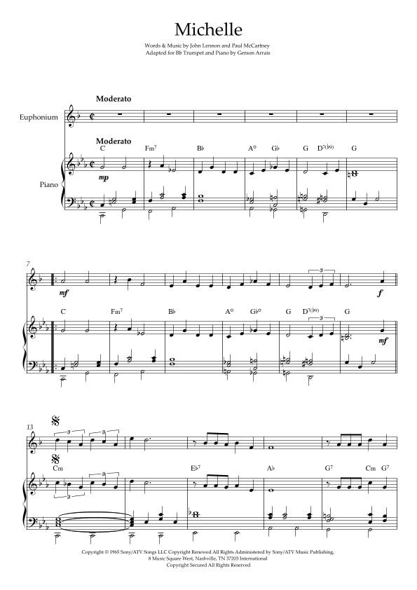 Michelle (arr. Gerson Arrais)