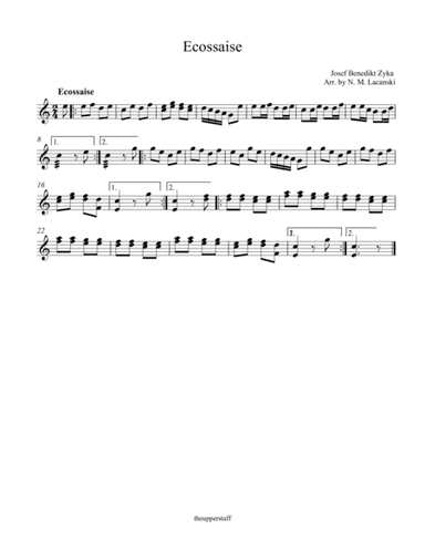 Ecossaise (arr. Nick Lacanski)
