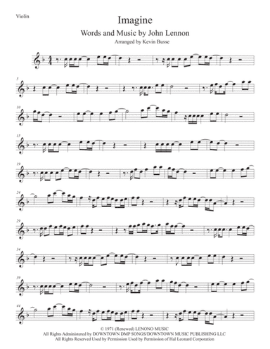 Imagine (arr. Kevin Busse)