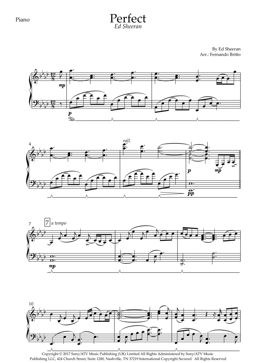 Perfect (arr. Fernando Britto)