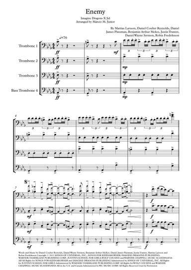 Enemy (arr. Márcio Moreira Júnior)