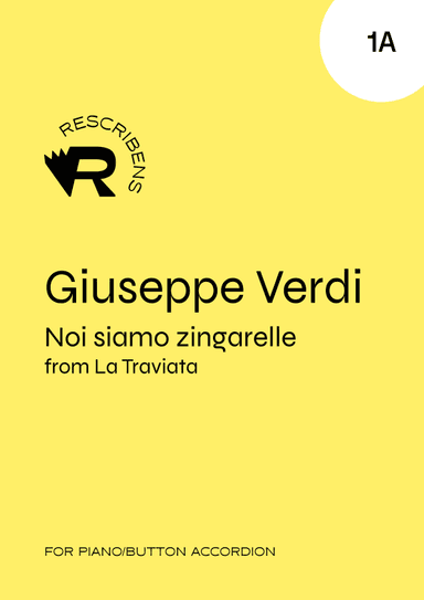 Noi siamo zingarelle (1A) (arr. Stefano Arato)
