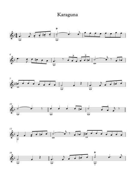 Karaguna - Traditional Greek Song (arr. Milan Mitic)