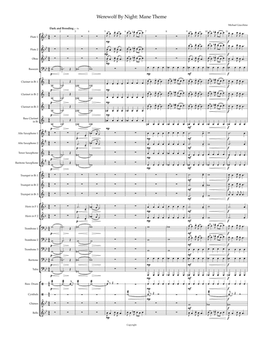 Werewolf By Night: Mane Theme (arr. John McAllister)