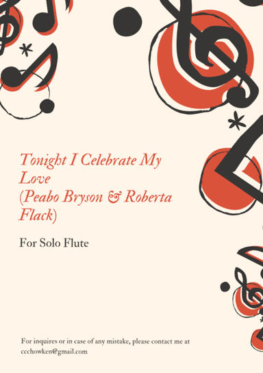 Tonight, I Celebrate My Love (arr. Ken Chow)