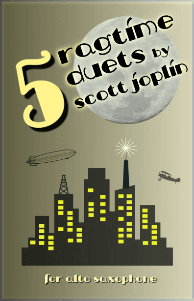 Five Ragtime Duets by Scott Joplin for Alto Saxophone (arr. David McKeown)
