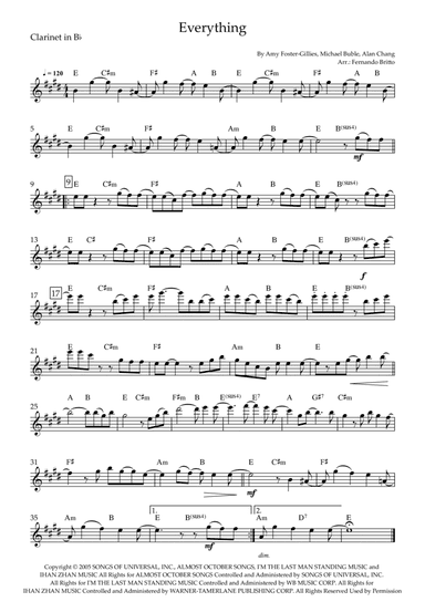 Everything (arr. Fernando Britto)