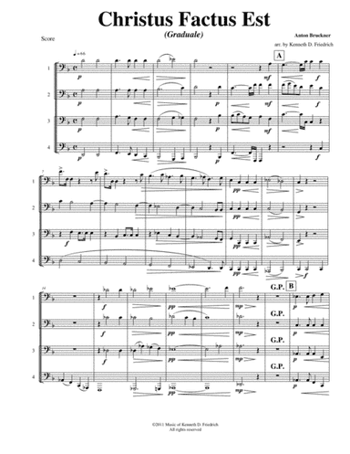 Christus Factus Est (arr. Kenneth D. Friedrich)