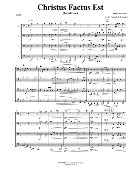 Christus Factus Est (arr. Kenneth D. Friedrich)