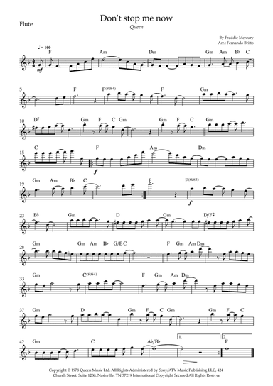 Don't Stop Me Now (arr. Fernando Britto)