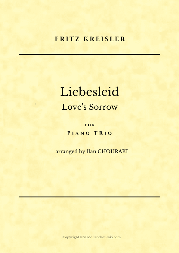 Love's Sorrow/looking For A Miracle (arr. Ilan CHOURAKI)