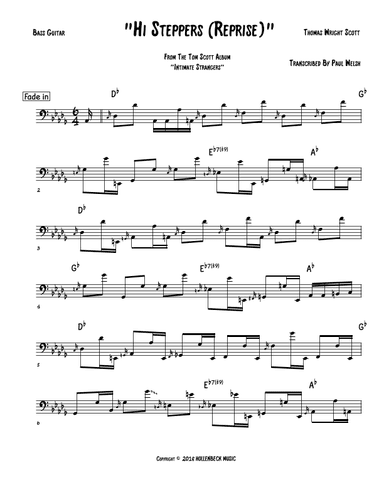 Hi Steppers (intimate Strangers) (arr. P Welsh)
