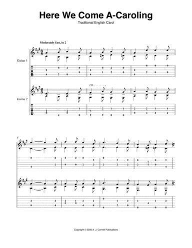 Here We Come A-Caroling (arr. Mark Phillips)