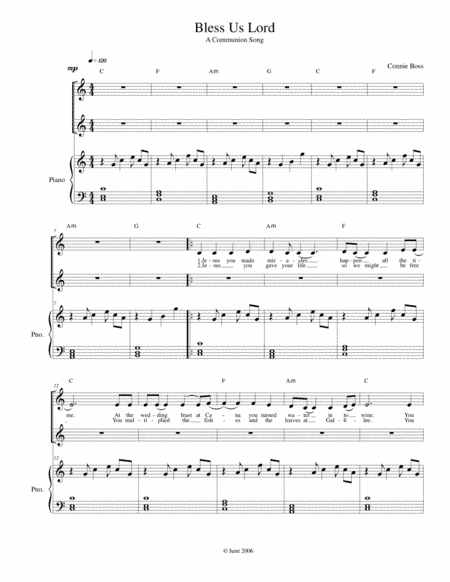 Bless Us Lord - A Communion Song