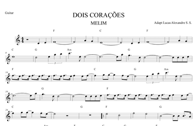 DOIS CORAÇÕES (arr. Lucas Alexandre Santos Silva)