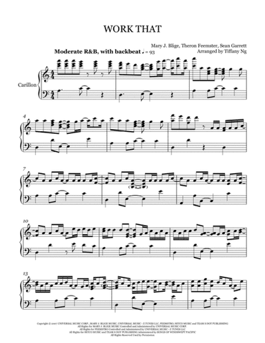 Work That (arr. Tiffany Ng)