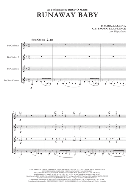 Runaway Baby (arr. Diego Marani)