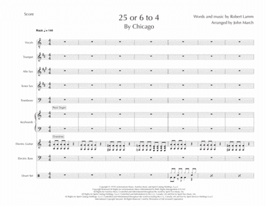 25 Or 6 To 4 (arr. John March)