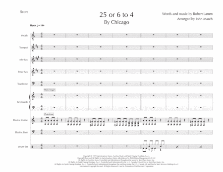 25 Or 6 To 4 (arr. John March)