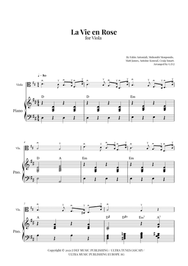 La Vie En Rose (arr. GDJ)