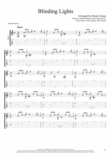 Blinding Lights (arr. Renato Sousa)