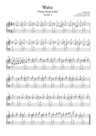 Swan Lake's Waltz (arr. Pedro Lutterbach)