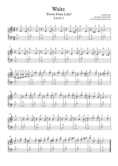 Swan Lake's Waltz (arr. Pedro Lutterbach)