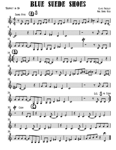 Blue Suede Shoes (arr. Brad Reid)