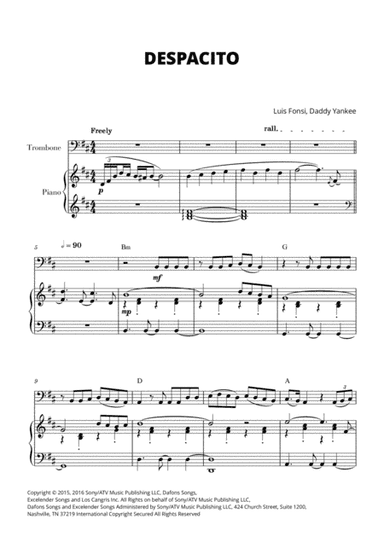 Despacito (arr. Cadenza Editions)