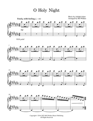 O Holy Night (arr. Bill Walker)