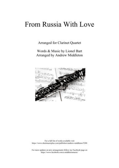 From Russia With Love (arr. Andrew Middleton)
