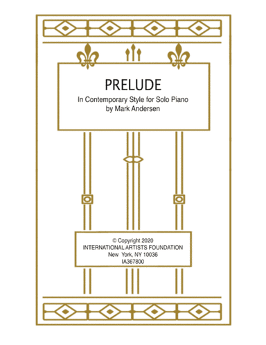 Prelude In Contemporary Style for Piano