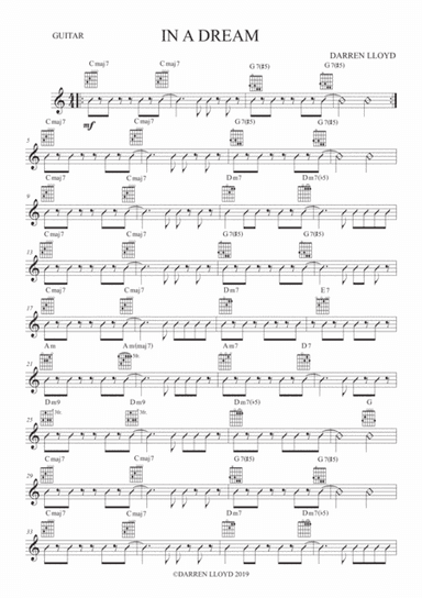 In a dream - A Bossa nova for solo Trumpet & Guitar