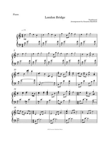 London Bridge (arr. Arrangement by Susanne Bashford)