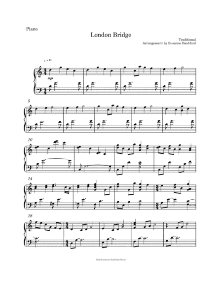 London Bridge (arr. Arrangement by Susanne Bashford)
