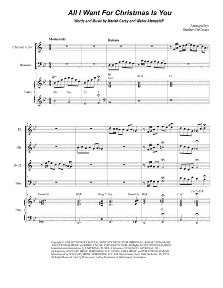 All I Want For Christmas Is You (arr. Stephen DeCesare)