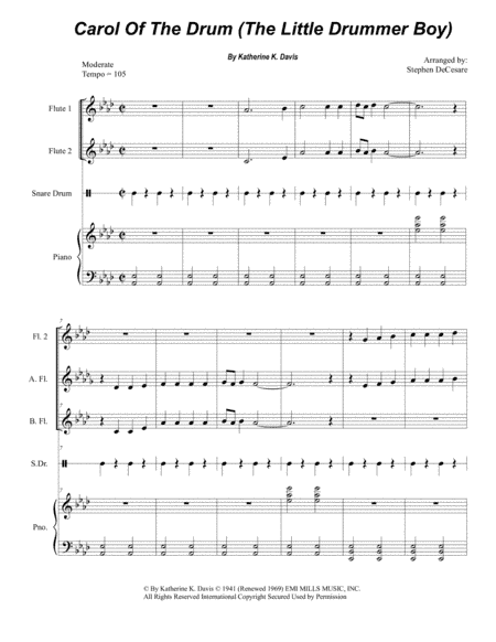 Carol Of The Drum (arr. Stephen DeCesare)