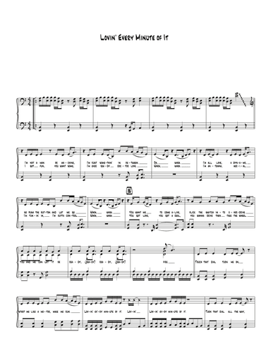 Lovin' Every Minute Of It (arr. Biegler)