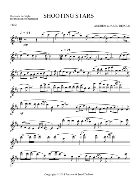 Rhythm in the Night - Shooting Stars - Flute