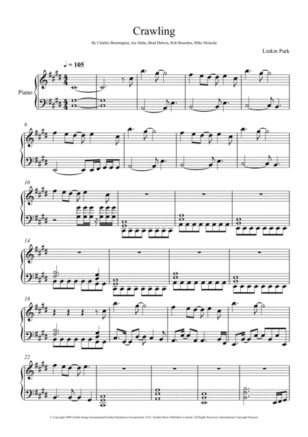 Crawling (arr. André Laitano)