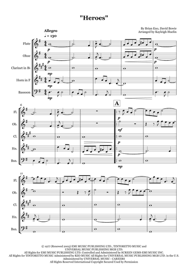 Heroes (arr. Kayleigh Huelin)