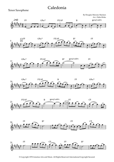 Caledonia (arr. Fabio Britto)