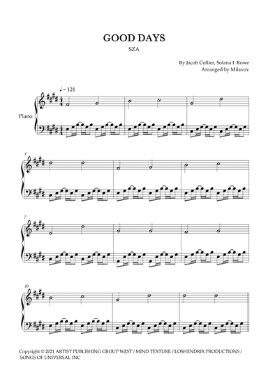 Good Days (arr. Milanov)