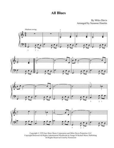 All Blues (arr. Suzanne Hamlin)