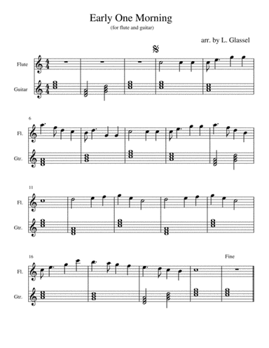 Early One Morning (arr. Laura Glassel)