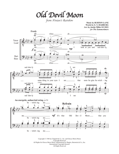 Old Devil Moon (arr. Justin Miller)