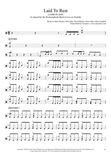 Laid To Rest (arr. Realsongbook)