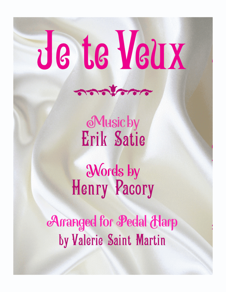Erik Satie - Je Te Veux - Harp Solo (arr. Valerie Saint Martin)